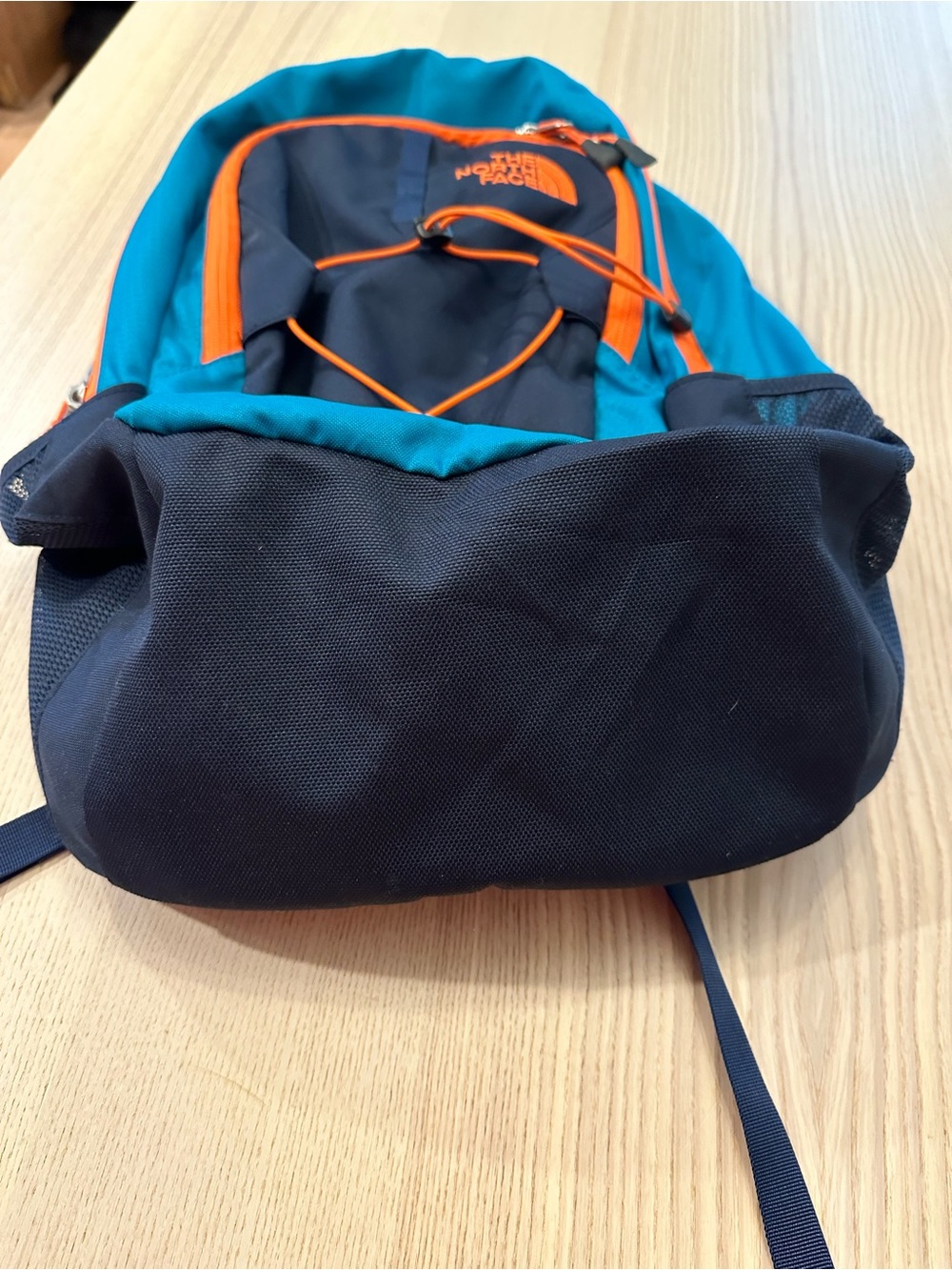 The North Face Jester Backpack Padded Orange and Teal - Picture 3 of 8